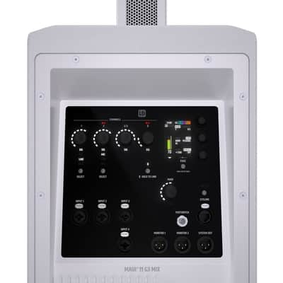 LD Systems MAUI 11 G3 MIX Portable 2060W Powered Column PA System (White) image 6