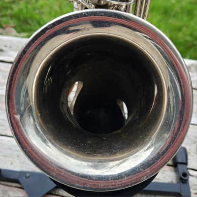 C.G. Conn Ltd. New Wonder Series II / Chu Berry Nickel Plated (L) Alto Saxophone 1926-27 Elkhart USA image 3