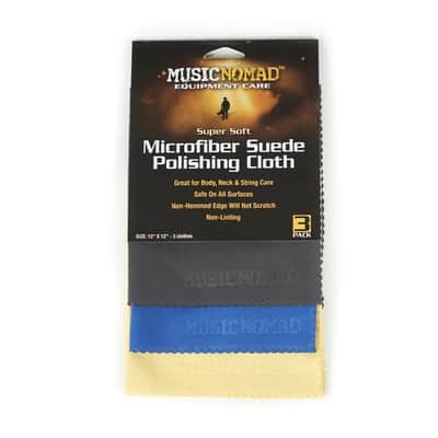Music Nomad Super Soft Microfiber Suede Instrument Polish Cloths, 3 Pack - MN203 image 2