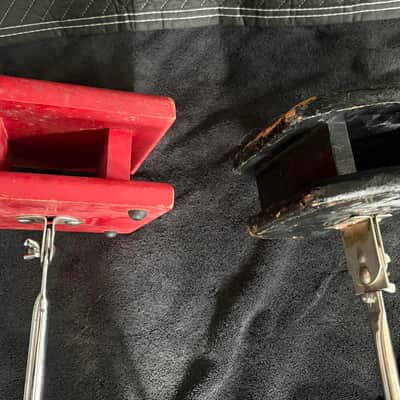 Vintage Practice Pads with stands - John Bock "Fast Hands Drum Studio" - 1940's Bild 6