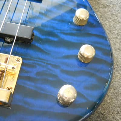 Yamaha BBG4 BB Series Passive 4-String Electric Bass (Trans Blue Burst) image 4