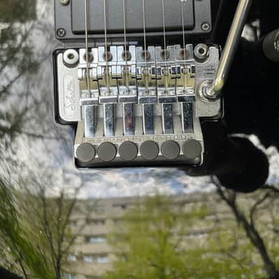 Shadow S-100 1990s - Black Electric Guitar image 7
