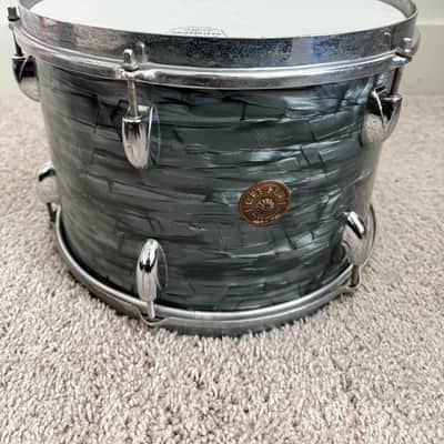 1950s Gretsch Broadkaster Outfit in Midnight Blue Pearl 14x22 9x13 16x16 image 13