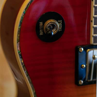 AIO Wolf WLP 750T Electric Guitar - Cherry Burst w/Gator GWE-LPS-BLK Case image 5