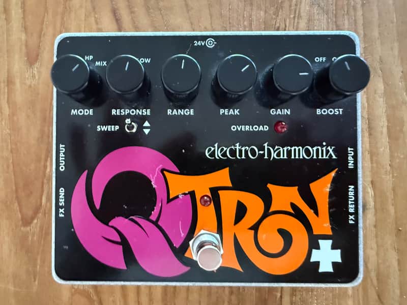 Electro-Harmonix Q-Tron Plus Envelope Filter with Effects Loop 2008 - Present - Black / Purple / Orange image 1