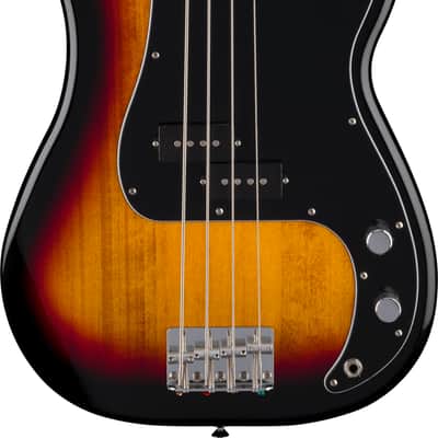 Fender Standard Precision Bass Laurel Fingerboard, Black Pickguard - 3-Color Sunburst image 5