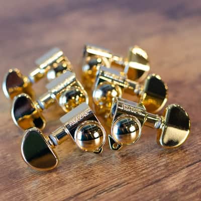 Grover Original Rotomatic Tuning Machines 3 x 3 Gold image 3
