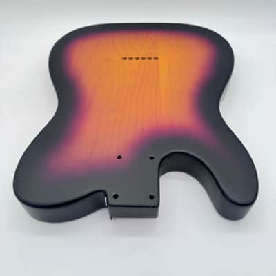 HooDoo Telecaster Body Alder Nitro 3-Tone Light htb6494 image 6