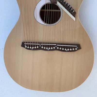 Custom 6+6+8 Strings Harp Guitar Double Necks with EQ Equalizer image 2