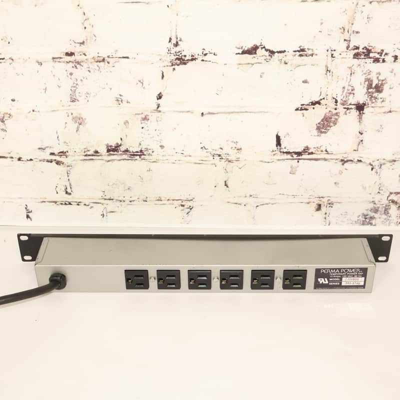 Rack Mount Perma Power J06B0B 6 Outlet Power Strip image 1