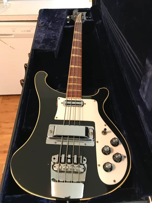 Rickenbacker 4001 1973 Jetglo with checkerbinding serial #528 image 1