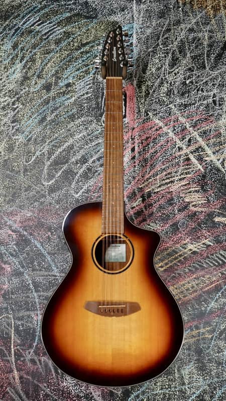 Breedlove Discovery S Concert Edgeburst 12 String CE Sitka-African mahogany image 1