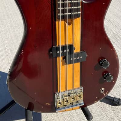 Robertson P Bass Neck-thru Japan Brass Nut 1970s MIJ image 4