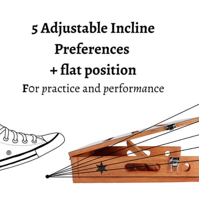 Disher Adjustable Guitar Pedalboard (Club/Medium Size) 16'' x 15.5'' x 3.5'' Durable Wooden and Rubber Coated Pedal Board for Guitar Effects Pedals image 9