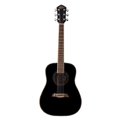 Oscar Schmidt OGHS 1/2 Size Acoustic Guitar-Trans Red *USA Small Business* image 3