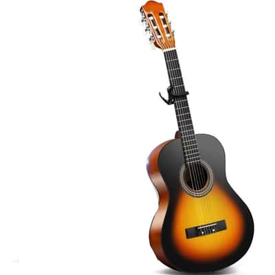 Vintage 1980s Yamaha CG-100A Acoustic Classical Guitar Golden Made