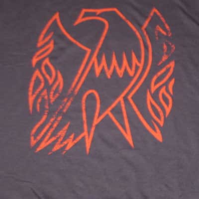 new A+ (with hang tag) genuine Gibson Firebird T-Shirt XXL (XX-Large), Black with Red Graphic, 60% Cotton / 40% Polyester - short sleeve GIBS-GA-FBBMXXL (GA-FBBMXXL) UPC # 711106533926 image 4