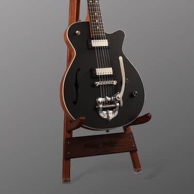 Grez Mendocino F - 2023 - Matt Black w/ Fralin Mini Humbuckers & TK Smith vibrato. NEW (Authorized Dealer) image 5