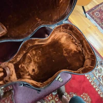 Gibson SG Guitar Hard Case Brown Lined 1970s image 11