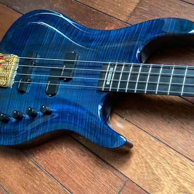 Unique 1989 Signature Guitar Co. Guy Pratt | Alembic John Entwistle Ox Style Betsy 80s Pointy Headstock bass image 8