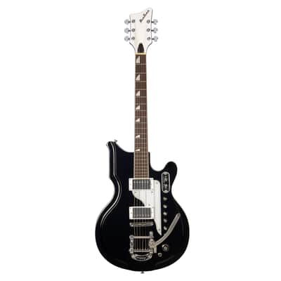 Airline Guitars '59 Newport DLX Black image 7
