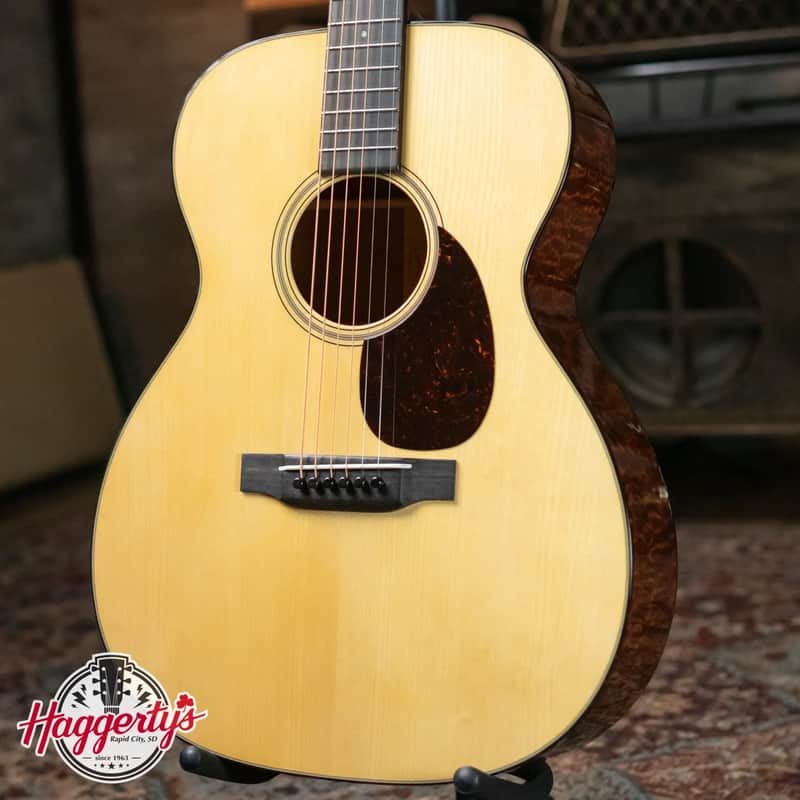 Martin Custom Shop 000-14F Old Style 18 Acoustic Guitar - Quilted Sapele with Hardshell Case image 1