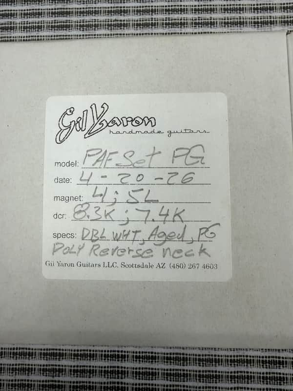 Gil Yaron Peter green PAFs 2026 - Aged Nickel image 1
