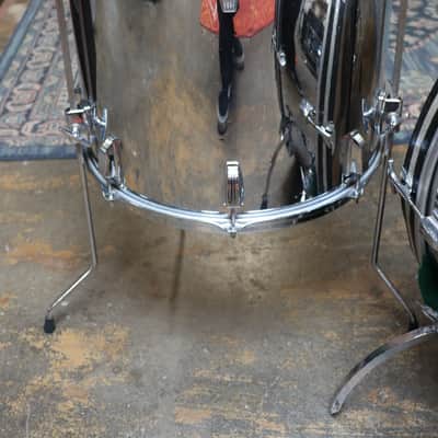 Ludwig  3pc Shell Pack 1985 Chrome Over Maple Drum Set image 8