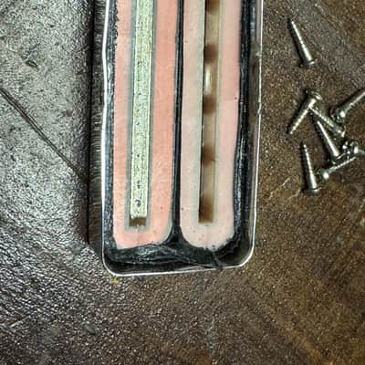 Vintage 1970s Gibson Mini Humbucker Set – Stamped Pat No. – PROJECT PAIR image 6
