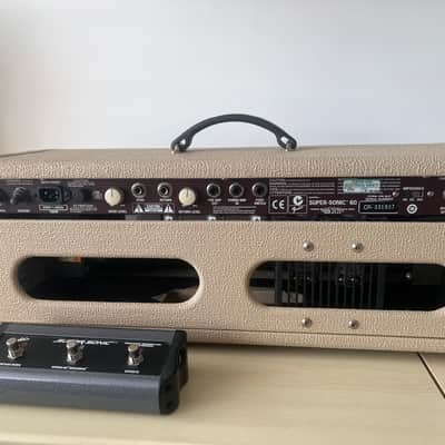 Fender Super-Sonic 60 Head 2-Channel 60-Watt Guitar Amp Head 2010 - 2014 - Blonde image 3