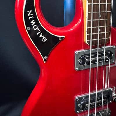 Baldwin Burns Baby Bison Bass Guitar - All Original - Clean Poly Finish - Rare Palm Mute Included - Original OHSC included - 1966 image 7