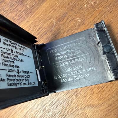 Lectrosonics SSM Micro Bodypack Transmitter, Block A1 - 6 Available image 10