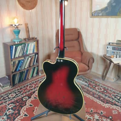 MUSIMA 1655 В Vintage BASS GUITAR RARE USSR Hollow Semi body image 8