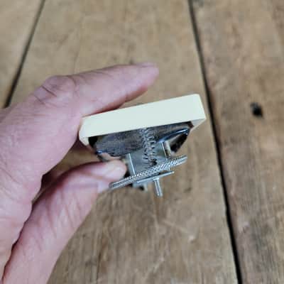 Gibson Shaw NOS Patent Number Humbucker 1980s Double Cream With Ring and Screws image 3