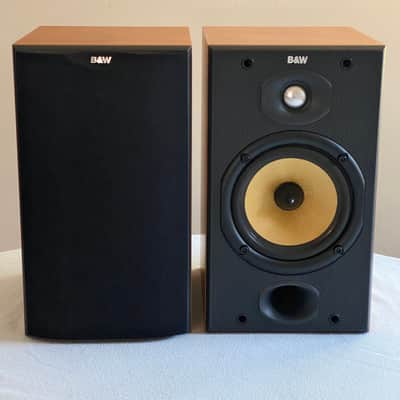 B&W DM601 s2 Bookshelf Loudspeaker Pair - Cherry Finish VG+ Condition, Bi-Wirable, Beautiful Sound image 1