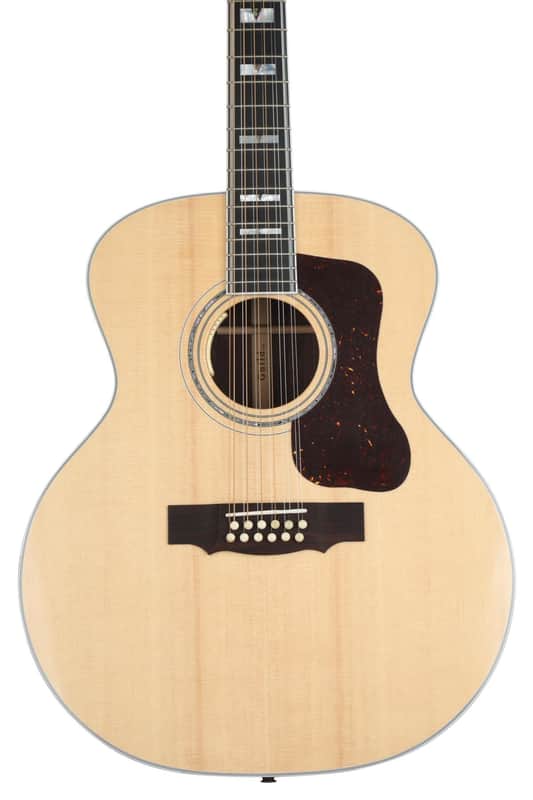 Guild F-512E 12-string Acoustic-electric Guitar - Natural image 1