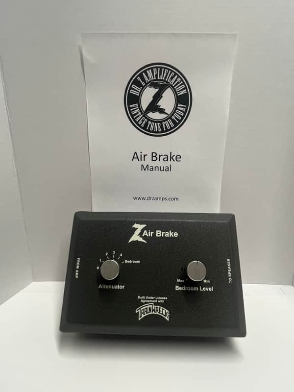 Dr Z Airbrake TrainWreck Attenuator 100 w Amp Amplifier Master Volume Speaker Power Soak Dr. Z Air Brake Vintage Logo Low 1759 Serial Number 4 8 16 Ohm with Manual image 1