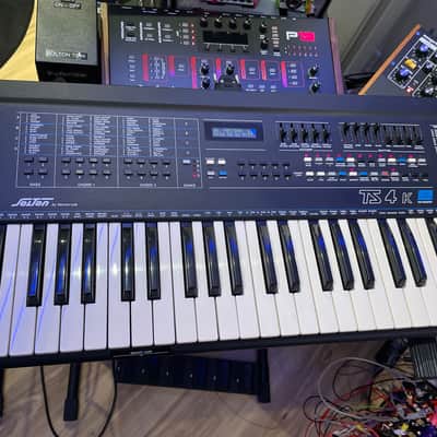 Rare Vintage Analog Solton Ts4k synth keyboard and the MS40 Expander with PSU, rare foot controller, manual and schematic! image 6