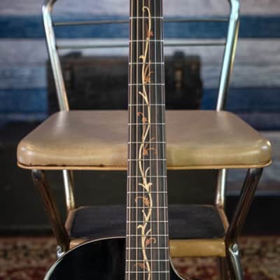 Washburn BTS9VCECH-D Bella Tono Vite S9V Studio Acoustic Electric Guitar, Charcoal Burst image 8