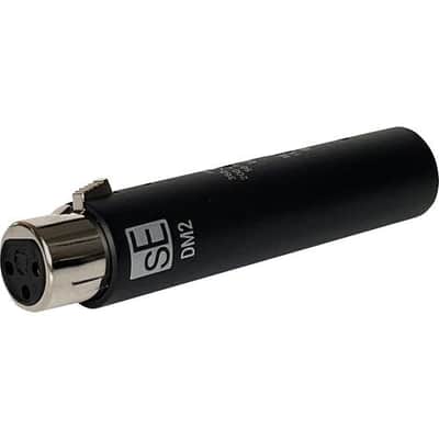 sE Electronics DM2 Dynamite Active In-Line Microphone Preamplifier (Black) image 1