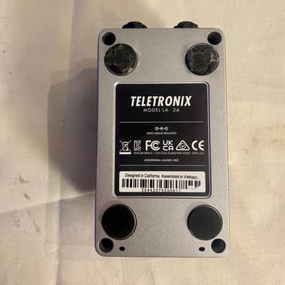 Universal Audio Teletronix LA-2A Studio Compressor Pedal - Silver/gray Metallic Finish image 4
