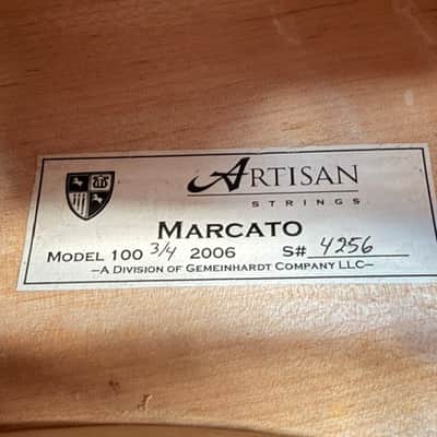 Artisan Strings Marcato Model 100 3/4 Cello 2006 Sn 4256 image 2