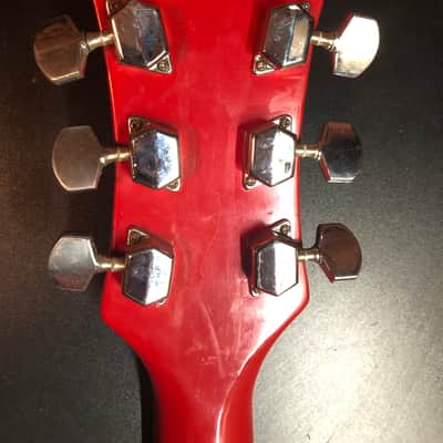 VINTAGE ANTARES FLYING V FOR PARTS & REPAIR 80s - RED image 18