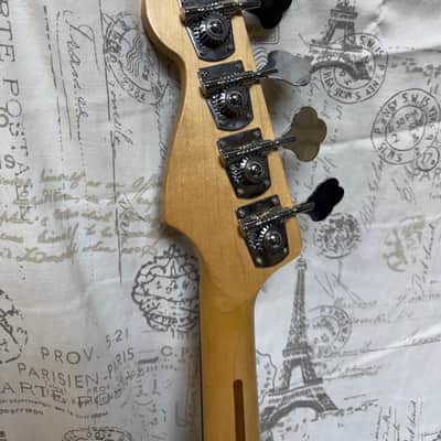 1999 Fender Standard Series Jazz Bass Black Real Rosewood Fingerboard Hard Shell Case image 3