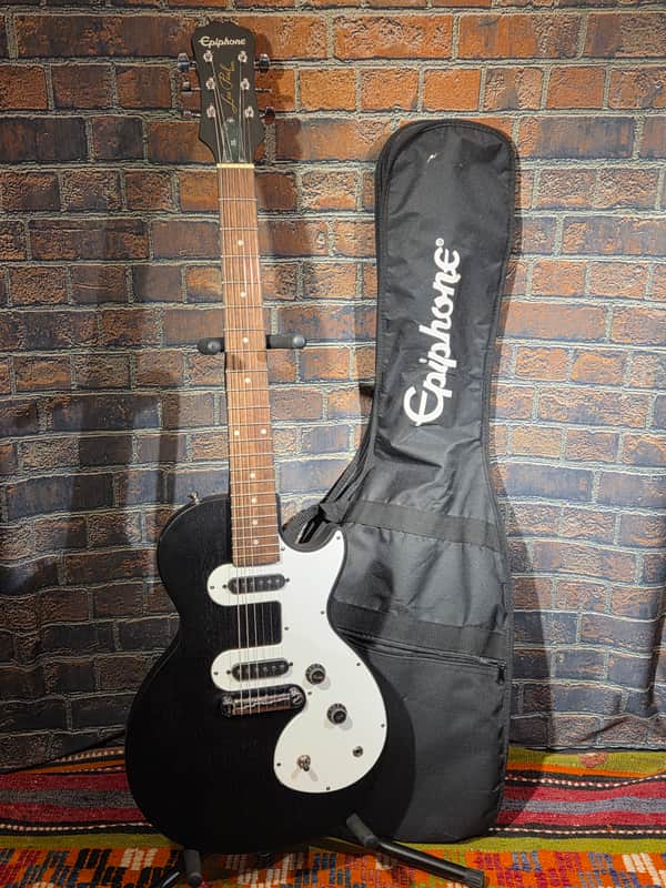 Epiphone 2019 Les Paul Melody Maker E1 (Les Paul SL) Satin Ebony w/ Original Gig Bag image 1