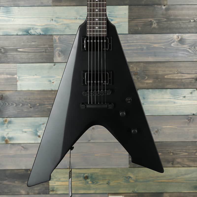 ESP LTD James Hetfield Signature Vulture Electric Guitar Satin Black image 1