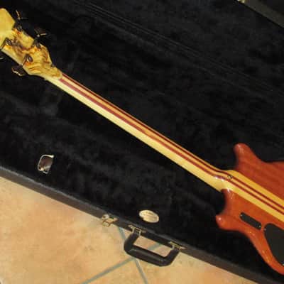 2003 Alembic Stanley Clarke FRETLESS BUCK-EYE BURL Europa Electronics - STUNNING! image 5