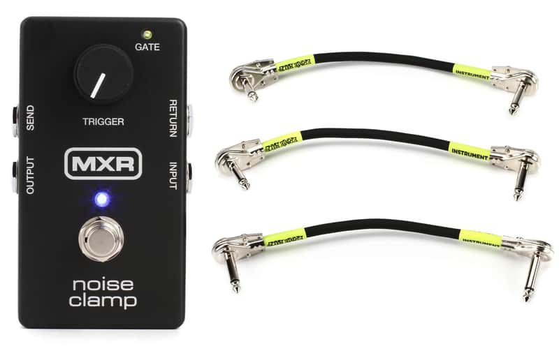 MXR M195 Noise Clamp Noise Reduction / Gate Pedal Bundle with
