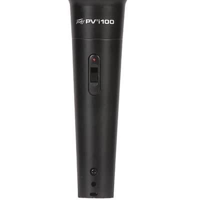 Peavey PVi 100 Dynamic Cardioid Microphone with Clip, 20ft XLR Cable and Bag image 3