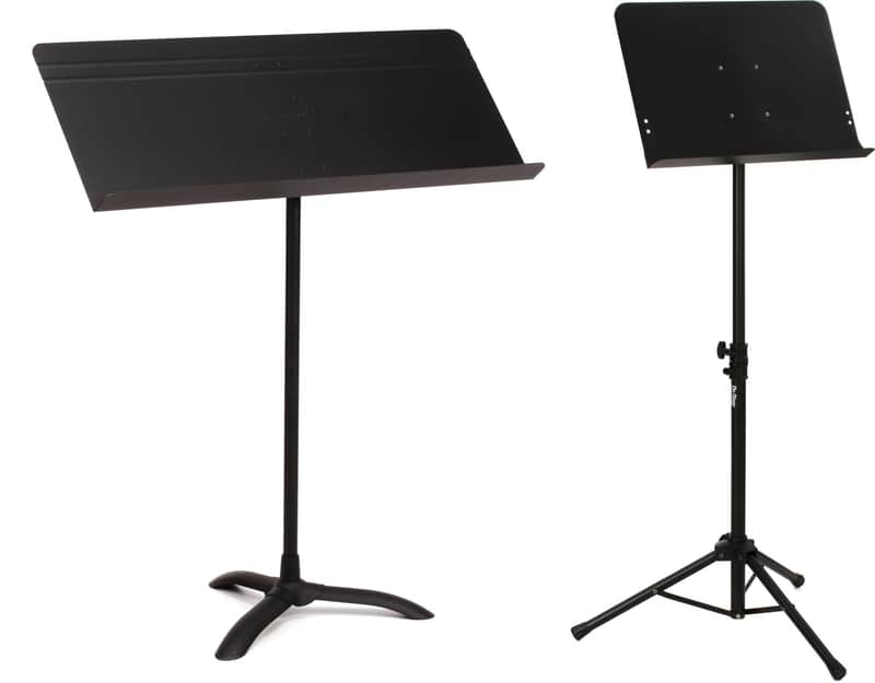 Manhasset Model 51 Fourscore Music Stand  Bundle with On-Stage SM7211B Music Stand with Tripod Base image 1